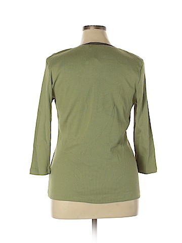 Liz Claiborne Long Sleeve Henley (view 2)