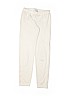 Lands' End 100% Polyester Solid Ivory Casual Pants Size 7 - 8 - photo 1