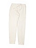 Lands' End 100% Polyester Solid Ivory Casual Pants Size 7 - 8 - photo 2