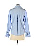 Forever 21 100% Cotton Blue Long Sleeve Button-Down Shirt Size S - photo 2
