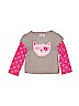 Jumping Beans 100% Cotton Polka Dots Gray Long Sleeve T-Shirt Size 2T - photo 1