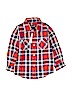 E.L.K. American Classic 100% Cotton Red Long Sleeve Button-Down Shirt Size 2T - photo 1