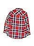 E.L.K. American Classic 100% Cotton Red Long Sleeve Button-Down Shirt Size 2T - photo 2