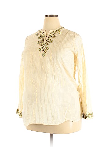 Liz Lange Maternity Long Sleeve Blouse (view 1)