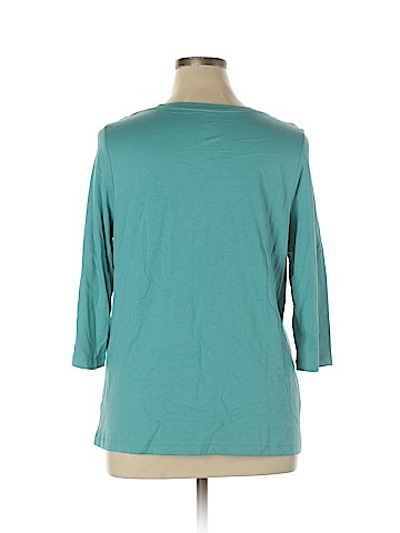 St. John's Bay 3/4 Sleeve Top (view 2)