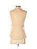 Transit Par-Such 100% Viscose Ivory Sleeveless Blouse Size Sm (I or 1) - photo 2