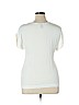 H&M 100% Viscose Ivory Short Sleeve Blouse Size 14 - photo 2