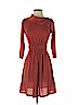 Assorted Brands Orange Casual Dress Size M - photo 1