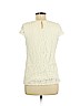 Weston Wear Ivory Short Sleeve Blouse Size M - photo 2