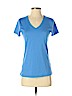 Nike 100% Polyester Blue Active T-Shirt Size XS - photo 1