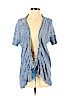 Free People 100% Cotton Blue Cardigan Size S - photo 1