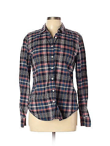 American Eagle Outfitters Long Sleeve Button-Down Shirt (view 1)