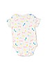 Carter's 100% Cotton White Short Sleeve Onesie 0-3 MO / 3 MO - photo 1