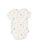 Carter's 100% Cotton White Short Sleeve Onesie 0-3 MO / 3 MO - photo 2