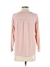 Ann Taylor LOFT Pink Long Sleeve Top Size XXS (petite) - photo 2