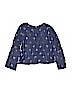 Epic Threads 100% Rayon Print Blue Long Sleeve Blouse Size M (kids) - photo 2