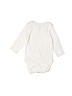 The Children's Place 100% Cotton White Long Sleeve Onesie Size 3-6 mo - photo 2