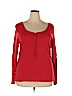 Old Navy Red Long Sleeve Henley Size XXL - photo 1