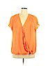 Banana Republic 100% Polyester Orange Kimono Size XL - photo 1