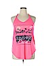 No Boundaries 100% Polyester Pink Active Tank Size XL - photo 1