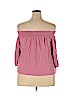 Xhilaration 100% Rayon Pink 3/4 Sleeve Blouse Size XXL - photo 2