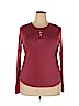 Mudd Red Long Sleeve Top Size XXL - photo 1