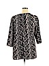 Plenty By Tracy Reese 100% Polyester Black Long Sleeve Blouse Size XL - photo 2