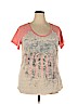 Maurices Pink Short Sleeve T-Shirt Size 20 (2) - photo 1