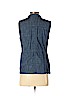 Talbots 100% Cotton Blue Vest Size S (petite) - photo 2