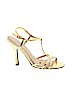 BP. 100% Leather Gold Heels Size 8 1/2 - photo 1