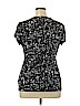 Apt. 9 Black Short Sleeve Top Size XL - photo 2