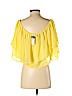 rue21 100% Polyester Yellow Short Sleeve Blouse Size S - photo 2