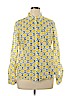 Talbots 100% Cotton Yellow Long Sleeve Button-Down Shirt Size 16 - photo 1