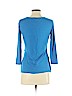Vince Camuto 100% Rayon Blue 3/4 Sleeve Top Size XS - photo 2