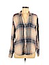 Lucky Brand 100% Cotton Tan Long Sleeve Button-Down Shirt Size M - photo 1