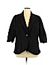 Esley 100% Cotton Black Blazer Size 1X - photo 1