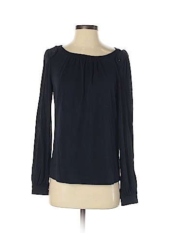 Tory Burch Long Sleeve Silk Top (view 1)