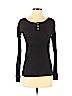 P.J. Salvage Black Long Sleeve Henley Size S (petite) - photo 1