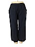 Dex Blue Linen Pants Size 2X - photo 2