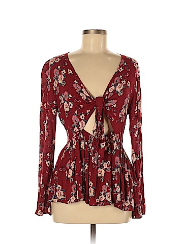 American Eagle Outfitters Long Sleeve Blouse (view 1)