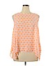 The Limited 100% Polyester Orange Sleeveless Blouse Size XL - photo 1