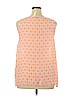 The Limited 100% Polyester Orange Sleeveless Blouse Size XL - photo 2