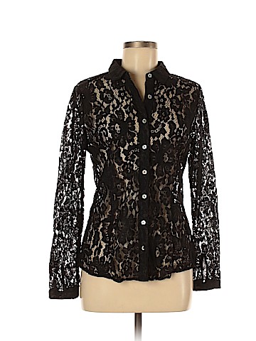 BCBGMAXAZRIA Long Sleeve Button-Down Shirt (view 1)