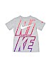 Nike 100% Cotton Gray Active T-Shirt Size S (kids) - photo 1