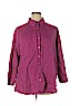 Bridgewater Studio 100% Linen Pink Long Sleeve Button-Down Shirt Size 1X - photo 1
