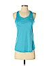 Nike 100% Recycled Polyester Blue Active Tank Size S - photo 1