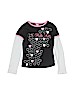 Hello Kitty 100% Cotton Black Long Sleeve T-Shirt Size M (youth) - photo 1