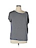 Daily Ritual Blue Short Sleeve T-Shirt Size XL - photo 1