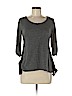 A. Byer Gray 3/4 Sleeve Top Size M - photo 1