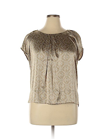 New York & Company Short Sleeve Blouse (view 1)